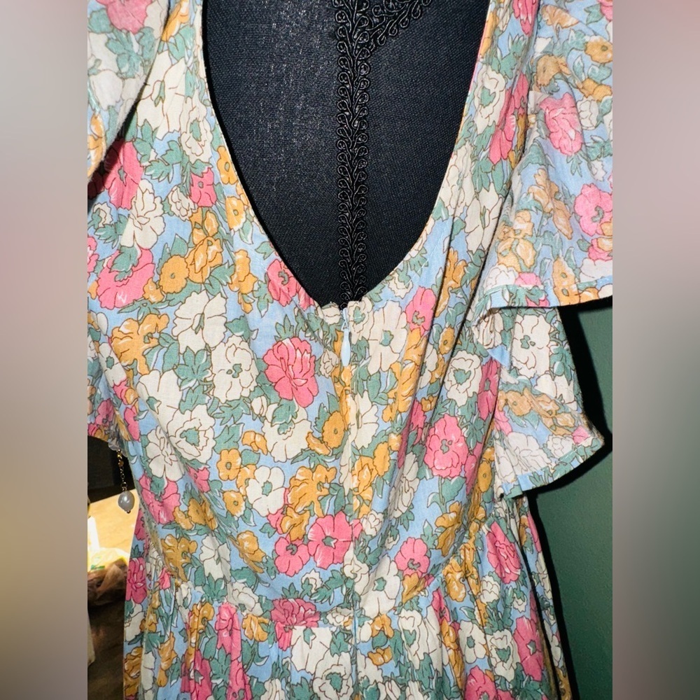 ENTRO Floral Ruffle Dress - Picture 5 of 8